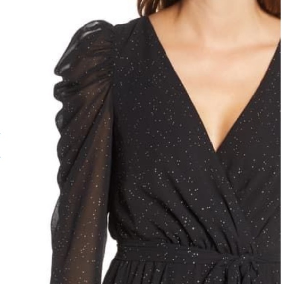 Eliza J Long Sleeve Maxi Dress Size 4 - Picture 2 of 9